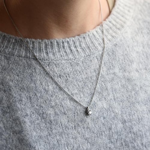 Platinanhänger mit Diamanten Ivory