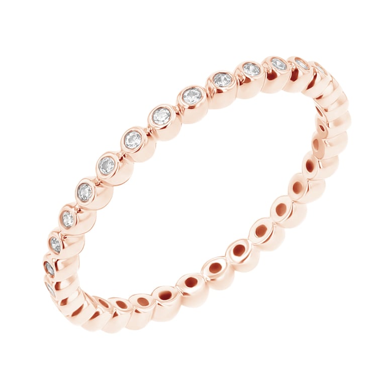 Minimalistischer Ring aus Kugeln mit Diamanten Dante 106530