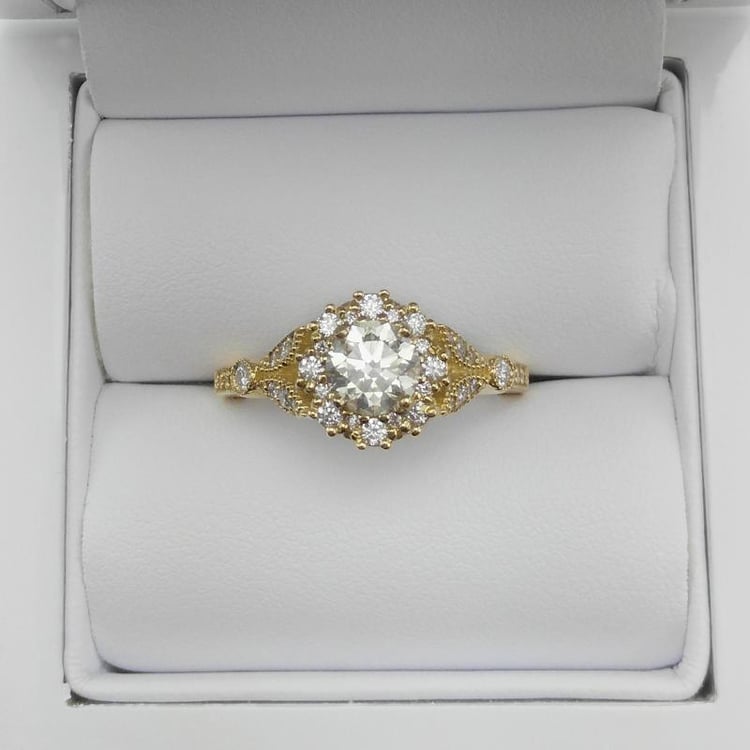 Vintage Verlobungsring 13692