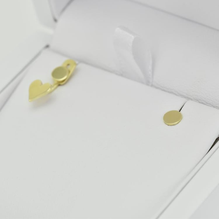 Goldene Ohrringe 16718