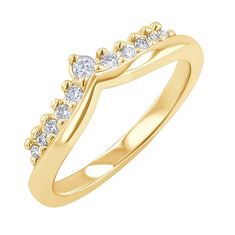 Ring in V-Form mit Lab Grown Diamanten Bethanie 128820