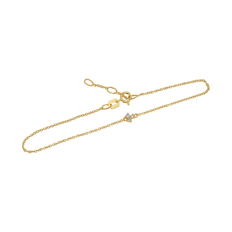 Armband mit drei Lab Grown Diamanten Foley