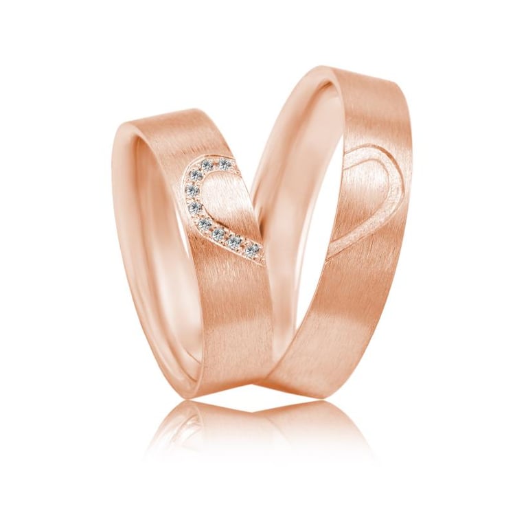 Trauringe aus Roségold 23484