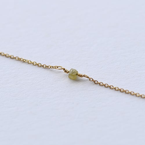 Goldenes Armband mit gelbem Diamanten Keegan
