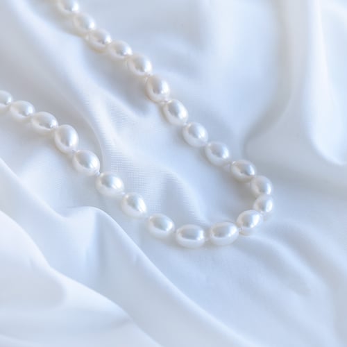 Perlenkette aus Silber Ayelet