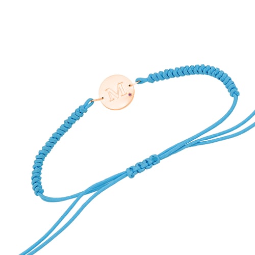 Armband mit einem Anhänger mit rosa Saphiren Zara