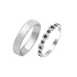 Goldener Diamantring und Herrenring Achernar