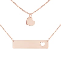 Schmuckset Halskette für Zwei Bianca