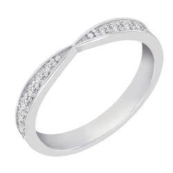 Eternity Platinring mit Diamanten Rosalind