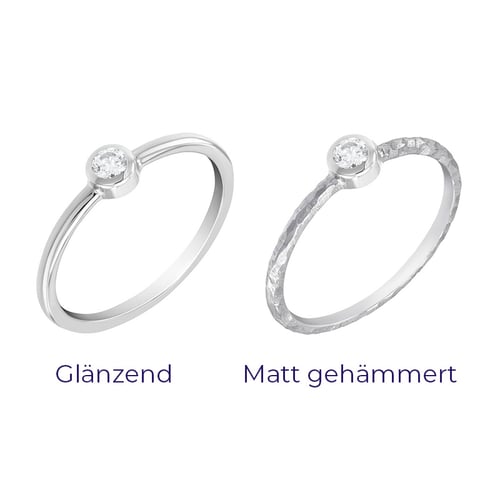 Minimalistisches Schmuckset mit Diamanten Livy