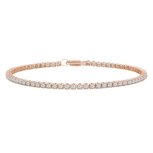 Goldenes Tennisarmband mit Lab Grown Diamanten Shimayra