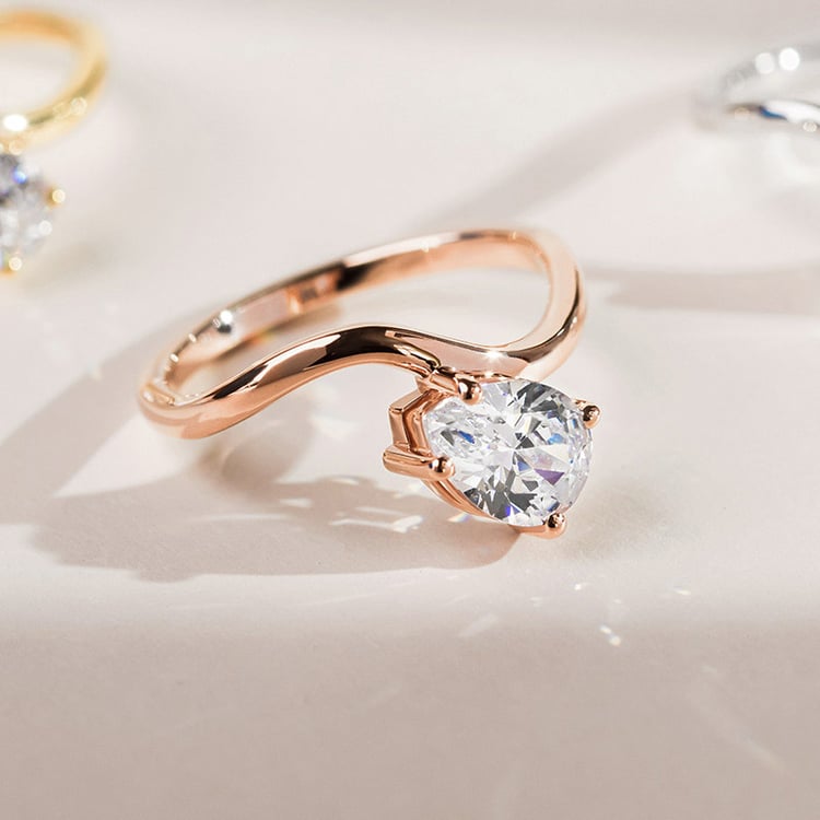 Eleganter Verlobungsring aus Gold 154739