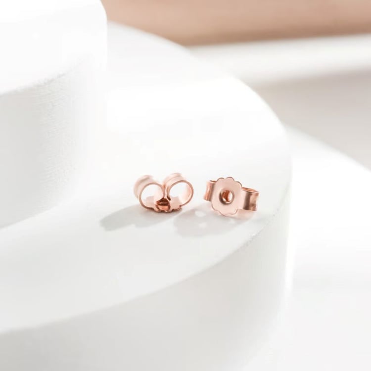 Ohrring Stecker Verschluss aus Roségold Lora 166426