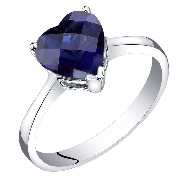 Goldring mit Saphirherz Perry