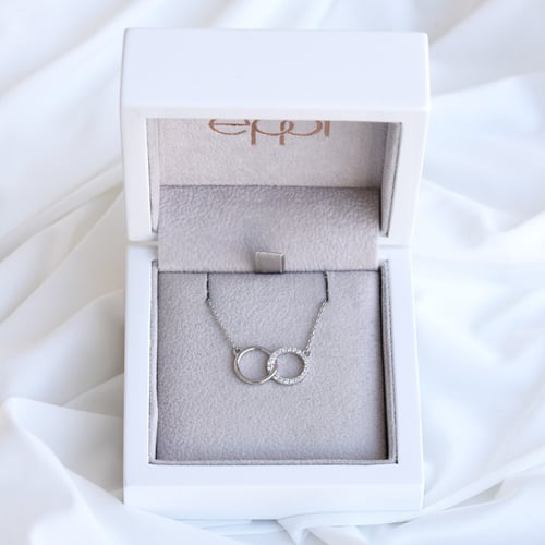 Symbolischer Halskette mit Diamanten Mehdi