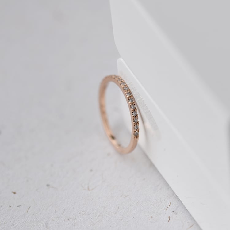 Eternity-Ring mit 1.50 mm großen Moissaniten Otila 105311