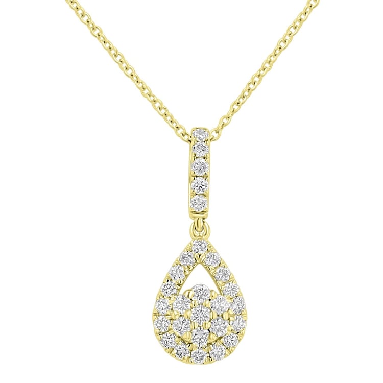 Romantischer Anhänger mit Lab Grown Diamanten Kai