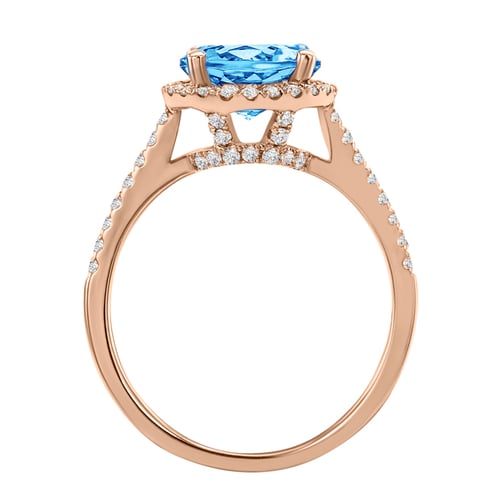 Goldring mit 2.75ct Topas und Diamanten Xana