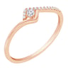 Goldener Verlobungsring mit Lab Grown Diamanten Anthia