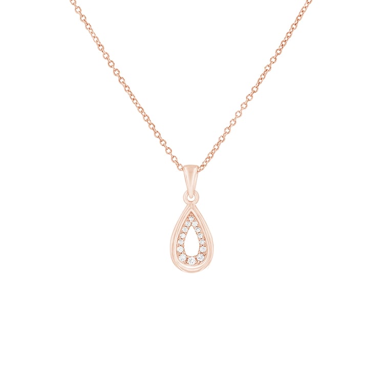 Anhänger in Tropfenform aus Diamanten Hirsh 83084