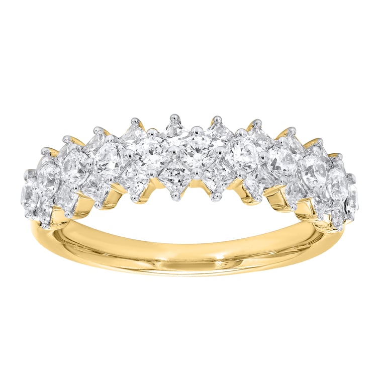 Half-Eternity-Ring aus Gold mit Lab Grown Diamanten Govind 165267