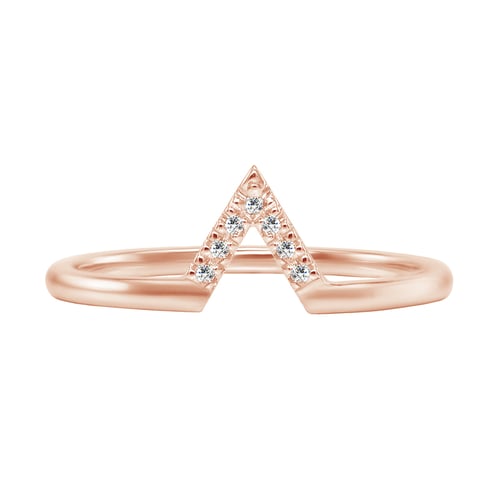 Verlobungsring aus Gold mit Diamanten Osher