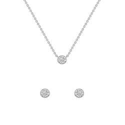 Minimalistisches Set aus Diamantschmuck Misu
