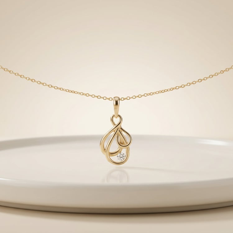 Goldenes Schmuckset mit Diamanten Aspasia 169060