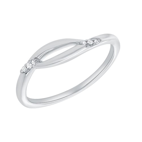 Atypischer Ring aus Silber mit Lab Grown Diamanten Nils