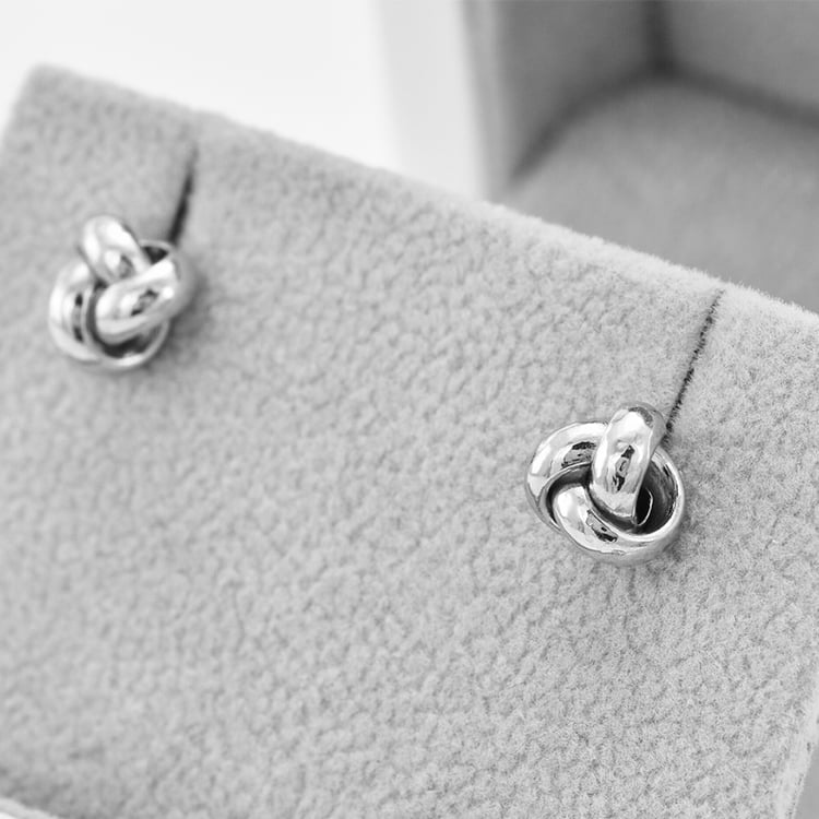 Knötchen zum Anstecken aus Weißgold Nottedy 41938