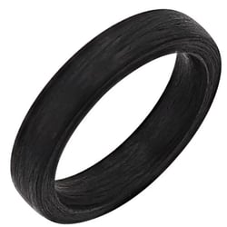 Leicht abgerundeter Ring für Herren aus Carbon Max