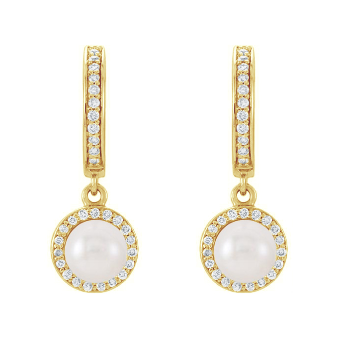 Goldene Ohrringe 82529