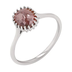 Goldring mit ovalem Salt and Pepper Diamanten Marcea