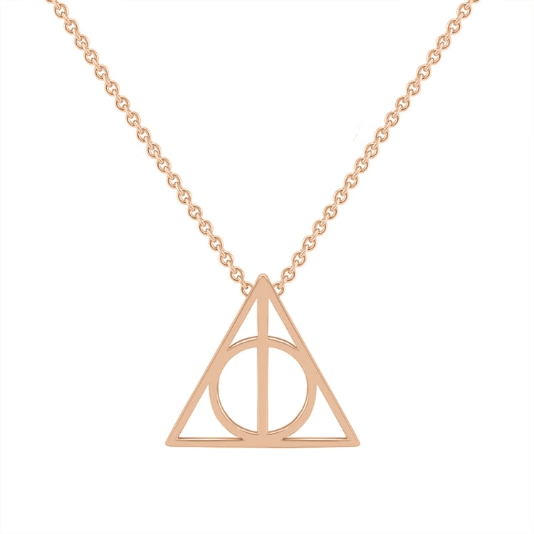 Rosegold Anhänger mit Harry Potter 52483