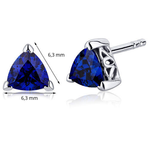 Saphirohrringe 6447