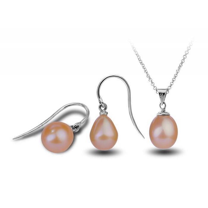 Schmuckset mit Perlen