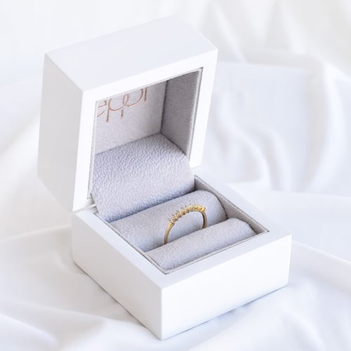 Silberner Eternity-ring mit Lab Grown Diamanten Betsy