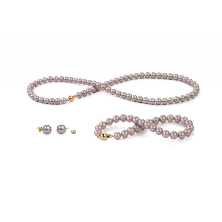 Schmuckset mit Perlen