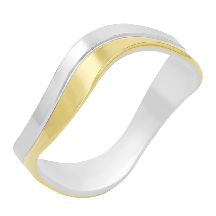 Goldene Eheringe mit Diamanten Charla 76875