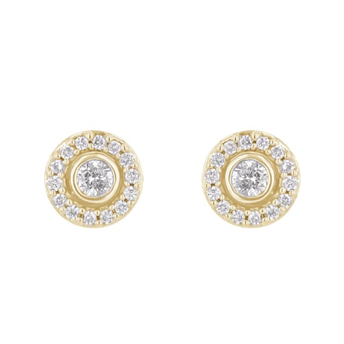 Ohrringe 2in1 mit Diamanten Annabel