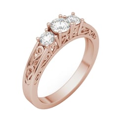 Vintage Verlobungsring mit Lab Grown Diamanten Lariah