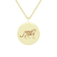 Personalisierter Halskette mit chinesischem Tierkreiszeichen