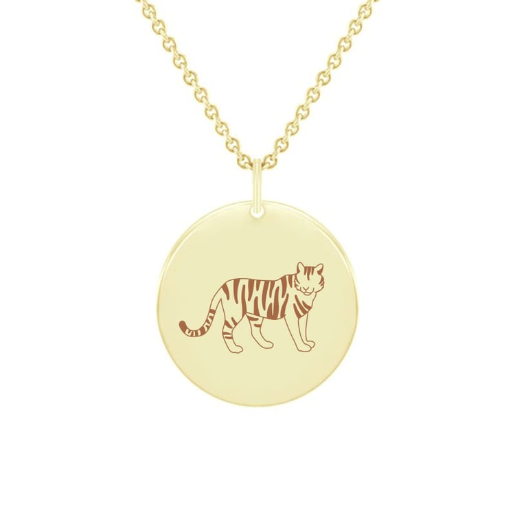 Personalisierter Halskette mit chinesischem Tierkreiszeichen