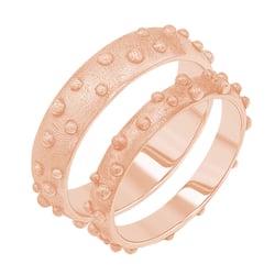 Eheringe mit atypischer Oberfläche Kai