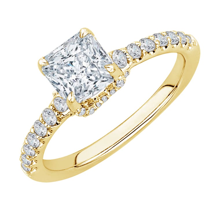 Diamantring aus Gold 74308