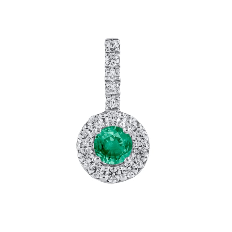 Eleganter Anhänger mit Smaragd und Lab Grown Diamanten Harvey 168995