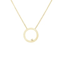 Goldene Karma-Kette mit einem Diamanten Betuel