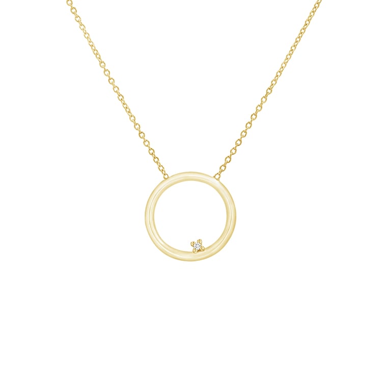 Goldene Karma-Kette mit einem Diamanten Betuel