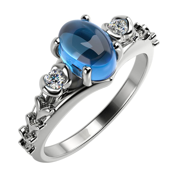 Verlobungsring aus Platin