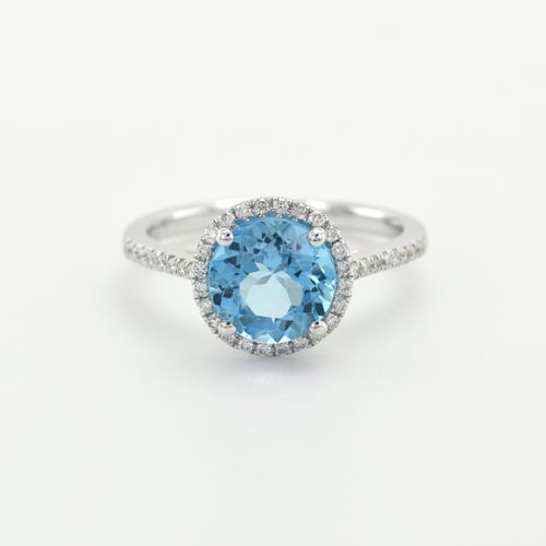Goldring mit 2.75ct Topas und Diamanten Xana
